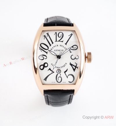 Replica Franck Muller Geneve Automatique Rose Gold White Watches